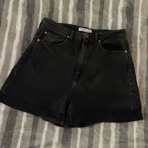 Garage Denim mom shorts